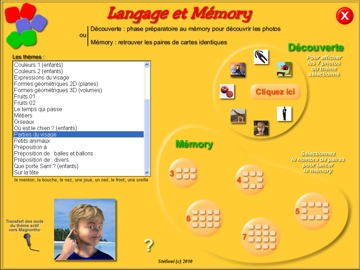 Illustration Langage et mémory